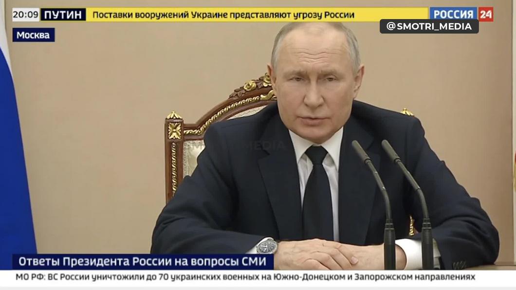 Путин заявил, что Россия разместит тактическое ядерное оружие в Белоруссии к 1 июля