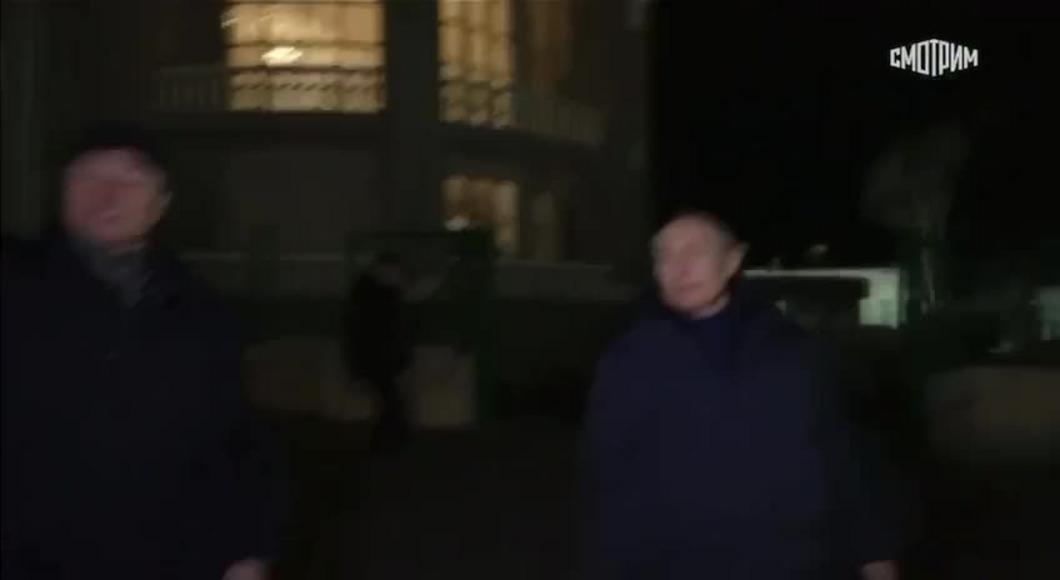 Опубликовано видео, как Путин посещает Мариуполь