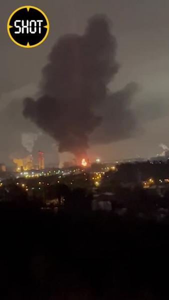 Загорелся коксогазовый завод в подмосковном Видном
