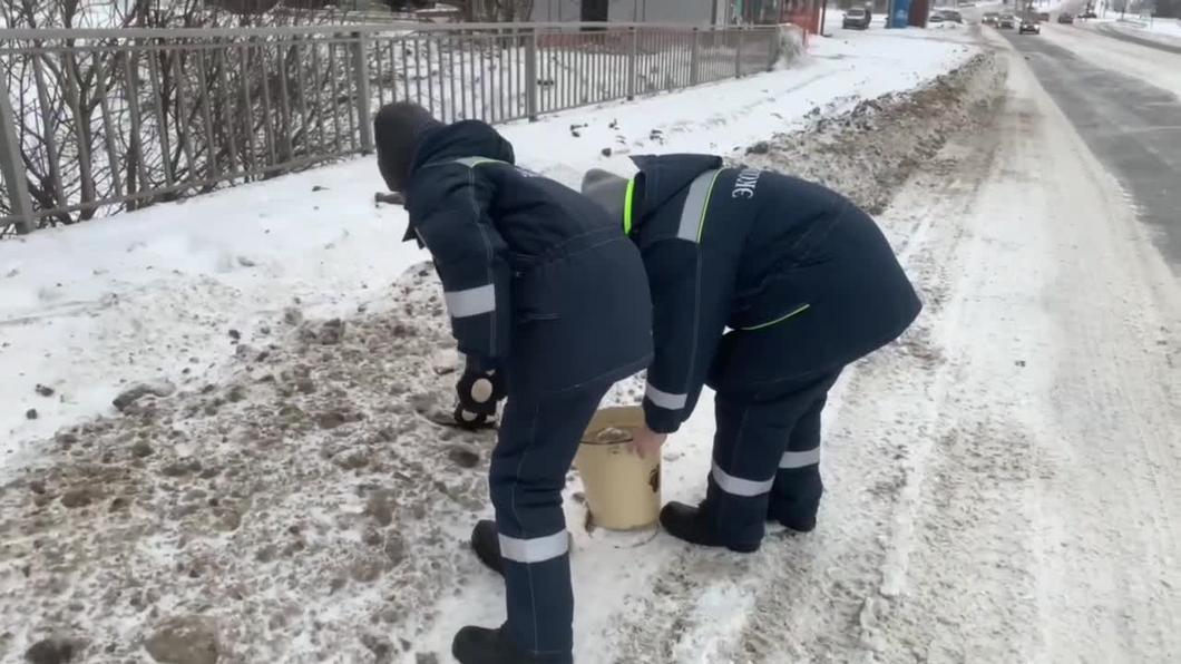 Минэкологии Татарстана: Боровецкий мост в Челнах оказался завален грязным снегом