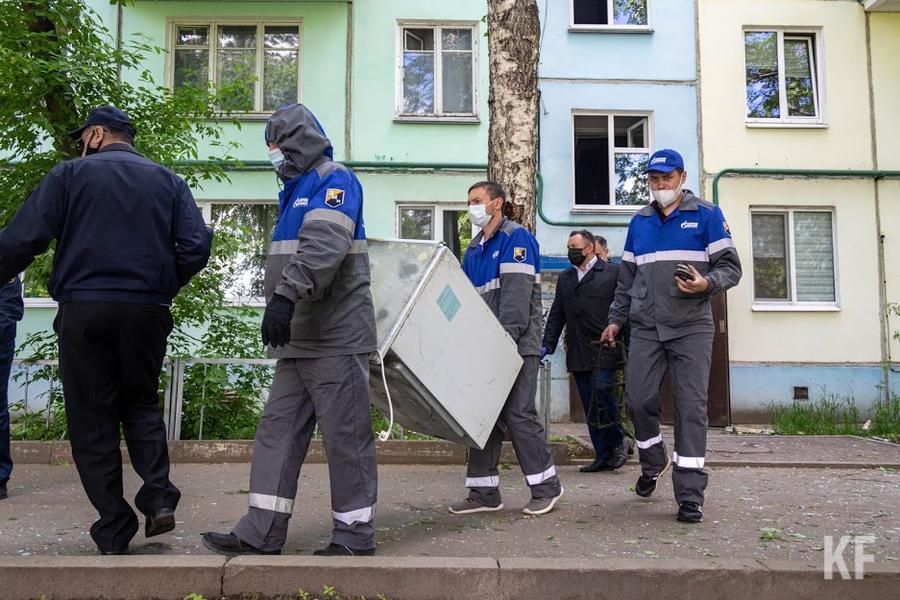 Казанцев разбудило взрывом газа