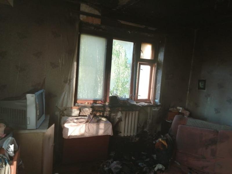 На пожаре в Татарстане спасли пенсионерку