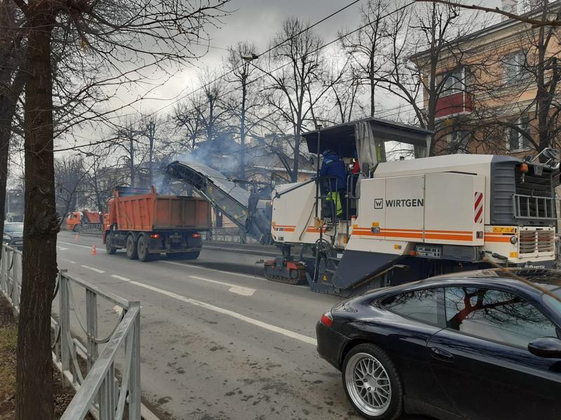 Ремонт по нацпроекту улицы Патриса Лумумбы в Казани продолжается