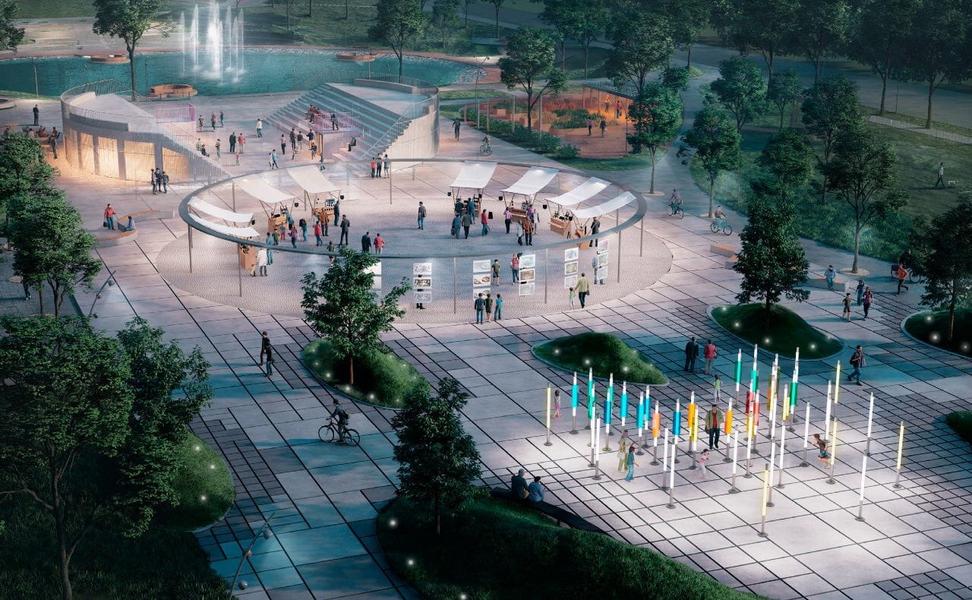 Появились эскизы будущего парка в ЖК «Салават Купере»