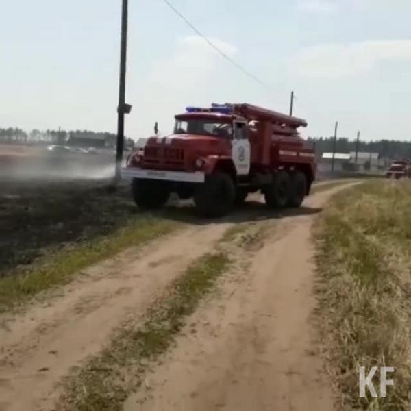 В поселке для многодетных семей в Нижнекамском районе произошел пожар