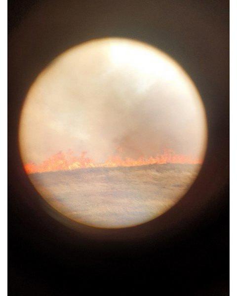 В Нижнекамске на улице Гайнуллина вновь полыхало поле