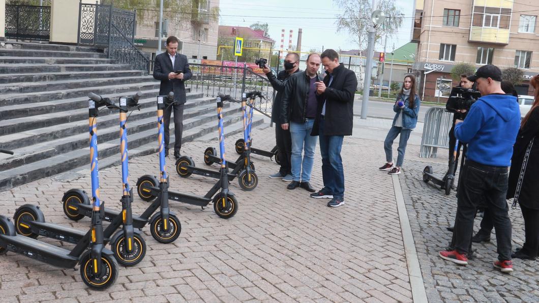 «Это уже не велосипеды, с которыми можно делать что угодно»: в Альметьевске появились электросамокаты