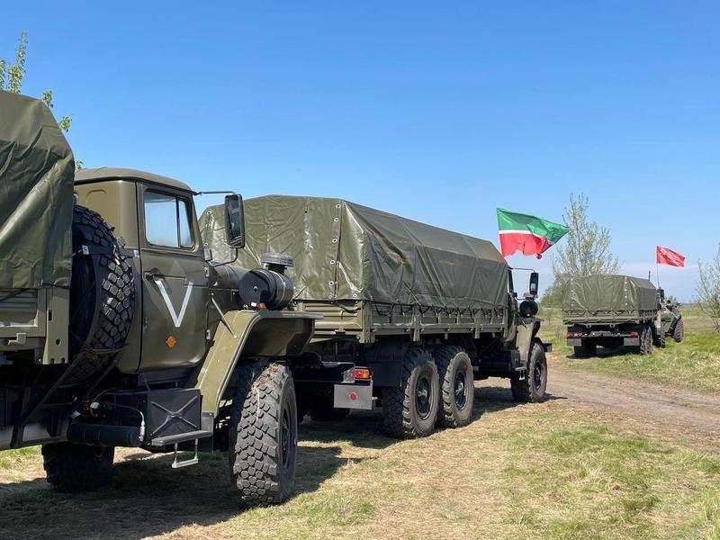 Татарстанкая делегация передала участвующим в спецоперации на Украине российским военнослужащим подарки