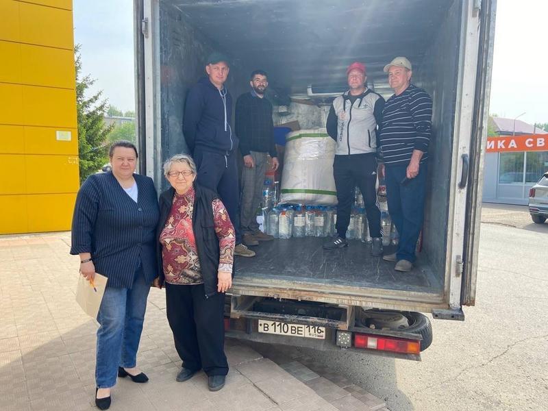 В зону спецоперации отправят партию гуманитарной помощи из Менделеевска