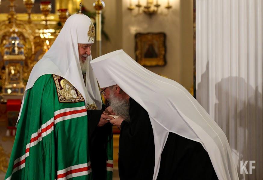 «Мы видим в вас образ Христа, который пришел к своей общине»: патриарх Кирилл провел богослужение в Казани