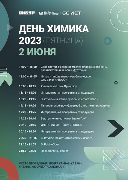 На День химика в Казани выступят Барбара-бенд, Элвин Грей, Сергей Лазарев и DJ BubbleGum