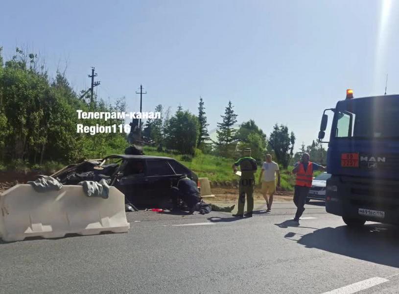 Из-за аварии на трассе М-7 в сторону Дербышек образовалась пробка
