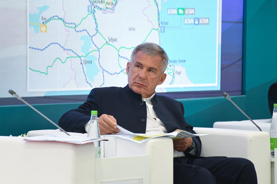 KazanForum2023: Татарстан готов встроиться в ключевой транспортный каркас Евразии – коридор «Север-Юг»