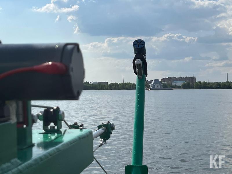 В столице Татарстана модернизировали корабль для мониторинга водных объектов и проверили Казанку