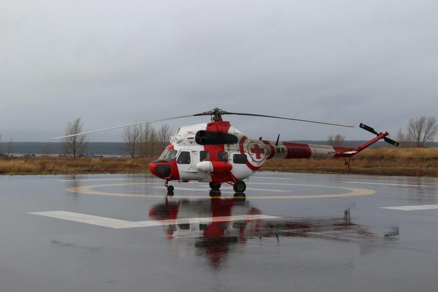 Из Челнов впервые отправили на вертолете двухлетнего пациента местной больницы