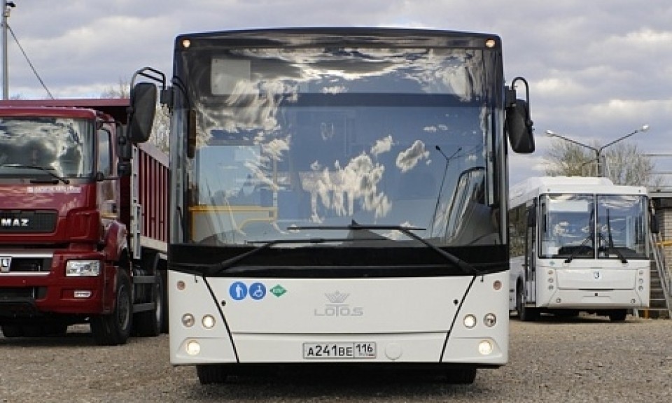 В Татарстане представили белорусско-российский автобус