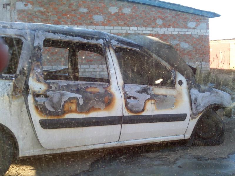 В Чистополе из-за утечки газа сгорел автомобиль