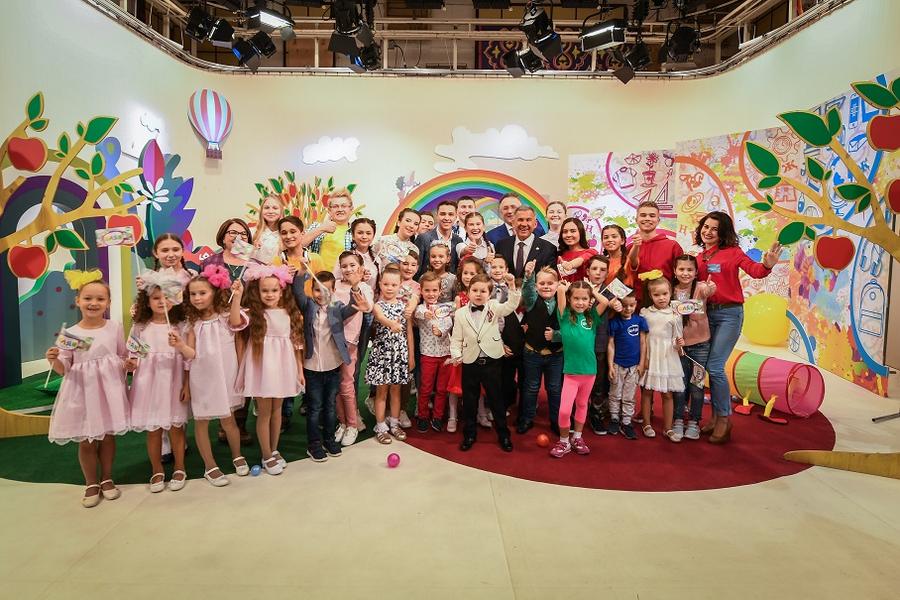 Рустам Минниханов запустил вещание первого детского телеканала на татарском языке