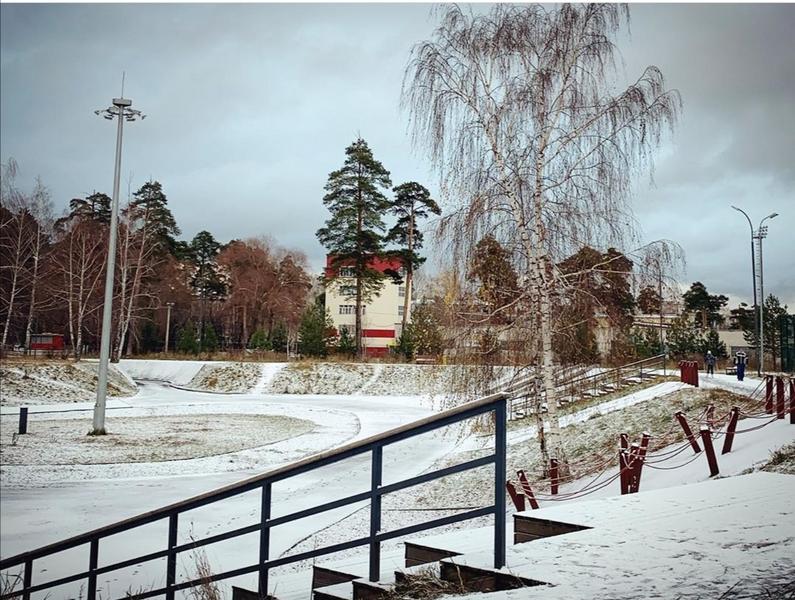 Казанцы делятся фотографиями первого снега
