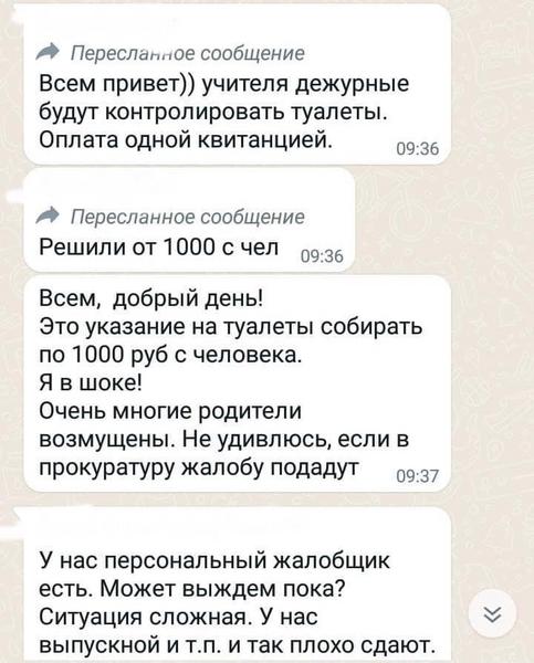 Родители ругаются из-за школьных поборов в казанской гимназии №102