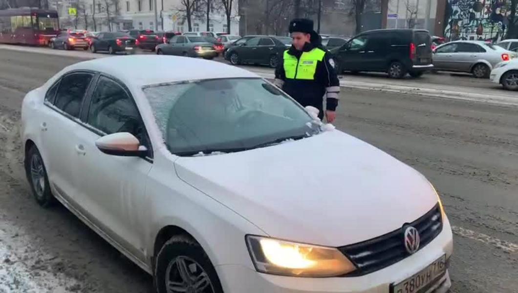 Казанские автоинспекторы выявили нарушителей ПДД на мероприятии «Встречная полоса»