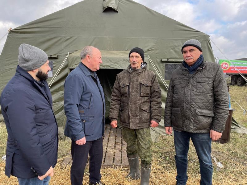 Равиль Ахметшин провел встречу с мобилизованными из Татарстана