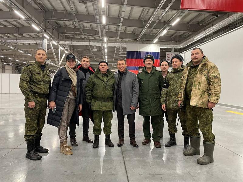 Рамиль Муллин встретился в Казани с мобилизованными из Нижнекамска