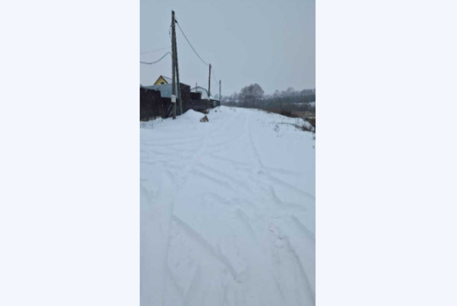 Житель Нижнекамска засыпал «Народный контроль» жалобами на неубранный снег