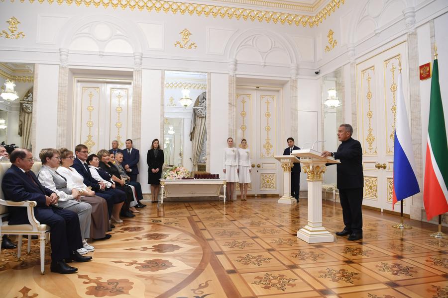 В Казанском Кремле прошла церемония награждения за вклад в развитие институтов гражданского общества