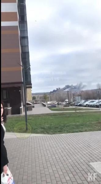 Соцсети: неизвестный объект горит на окраине Казани