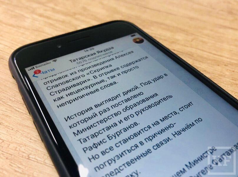 Телеграм-каналы разоблачают «вбросы» против Минобрнауки Татарстана
