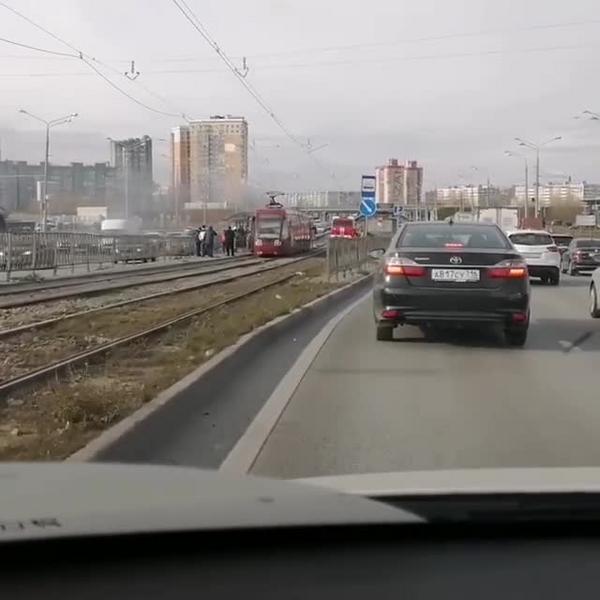 В Казани пассажиры не пострадали при очередном пожаре в трамвае