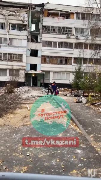 Из взорвавшегося жилого дома в Челнах спасли кота