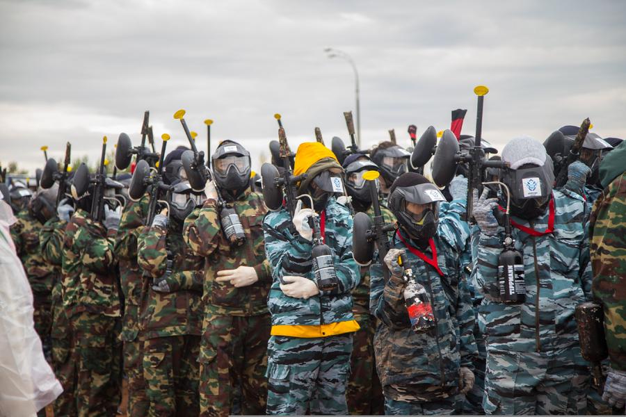 В «Алабуге» проходит крупнейший в России военно-патриотический турнир по пейнтболу
