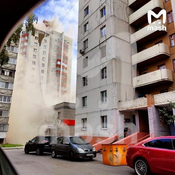 В Белгороде в результате обстрела пострадал многоэтажный жилой дом