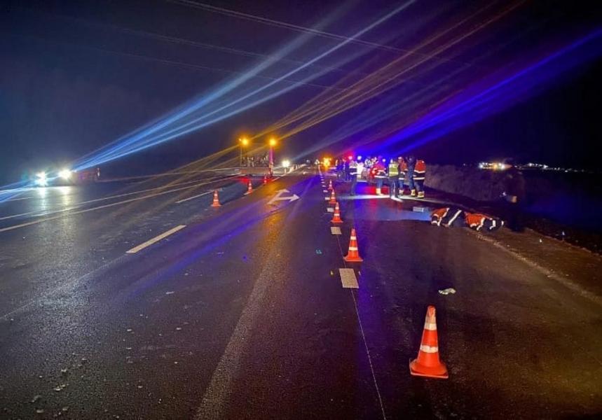 В Альметьевском районе водитель «Субару» насмерть сбил дорожного рабочего и скрылся с места ДТП