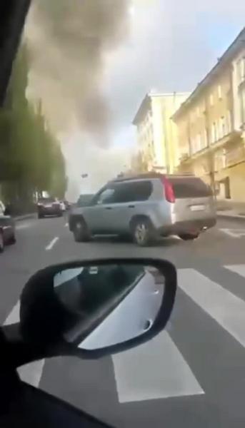 В центре Киева прогремели три взрыва