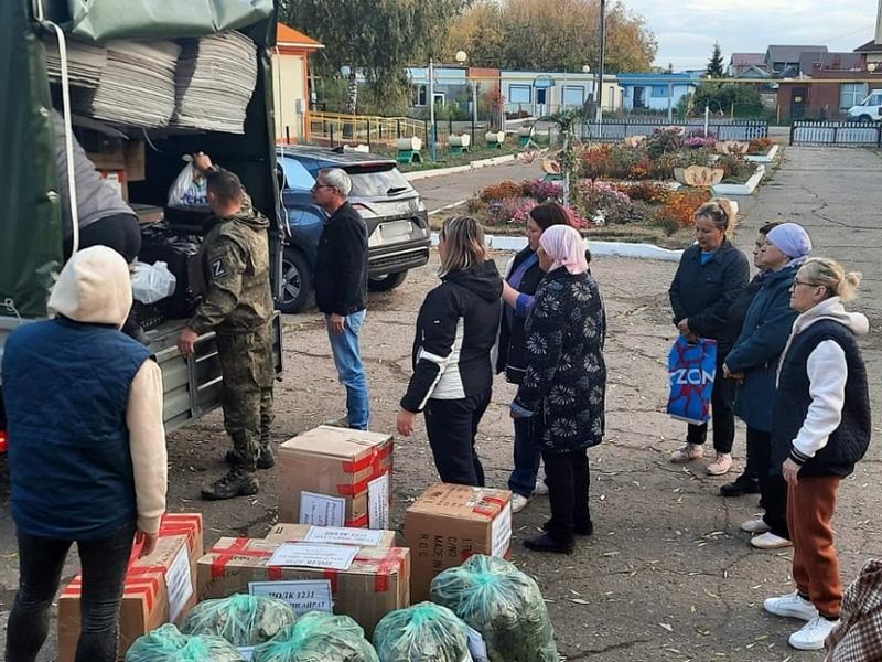 Сельчане отправили мобилизованным из Нижнекамска чак-чак, лапшу и лекарства
