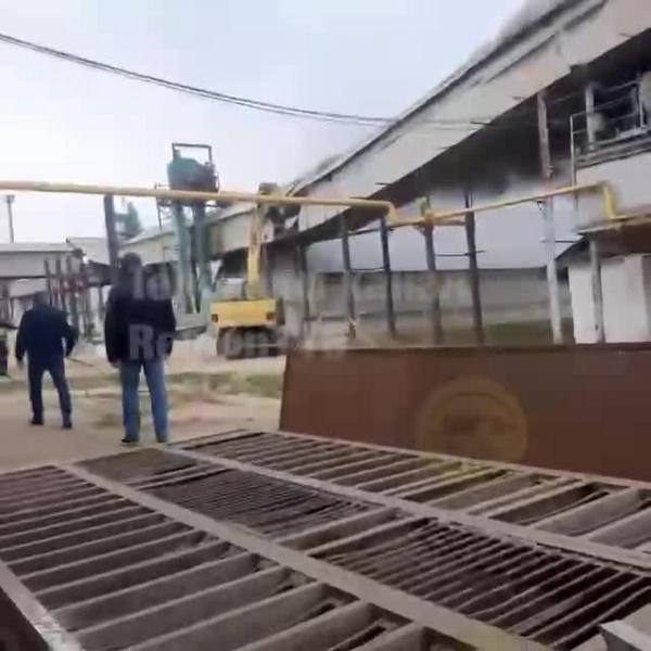 Произошел пожар на Заинском элеваторе Произошел пожар на Заинском элеваторе