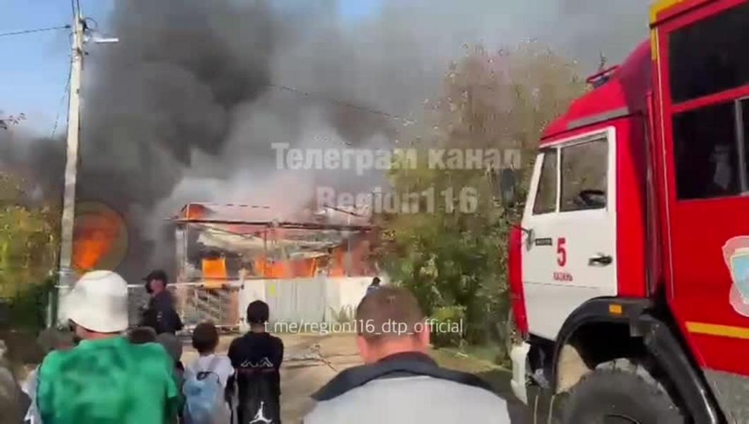 Жители Казани взволновались из-за пожара в Авиастроительном районе