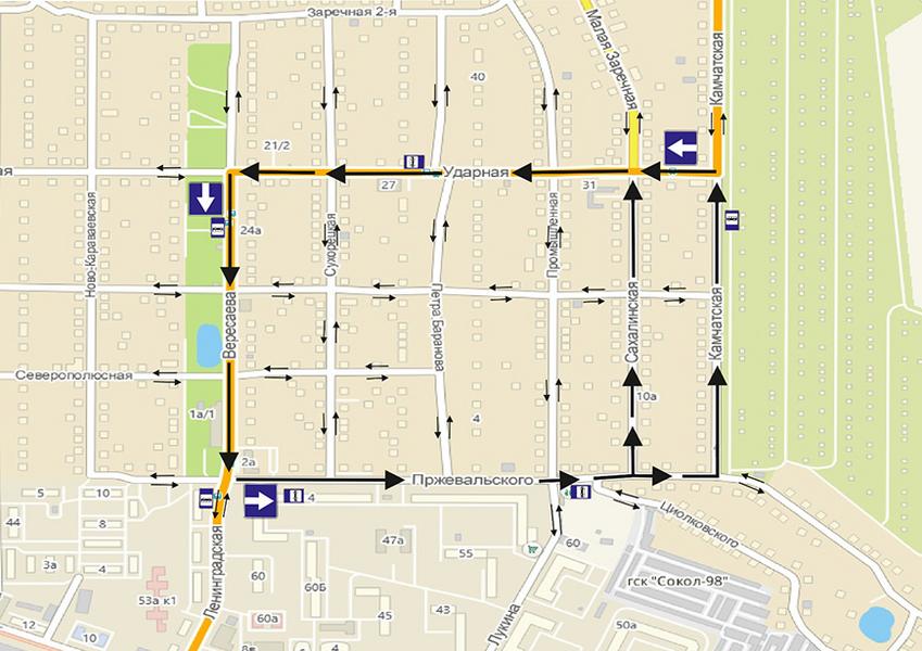 На  некоторых улицах в Авиастроительном районе Казани изменится схема организации дорожного движения