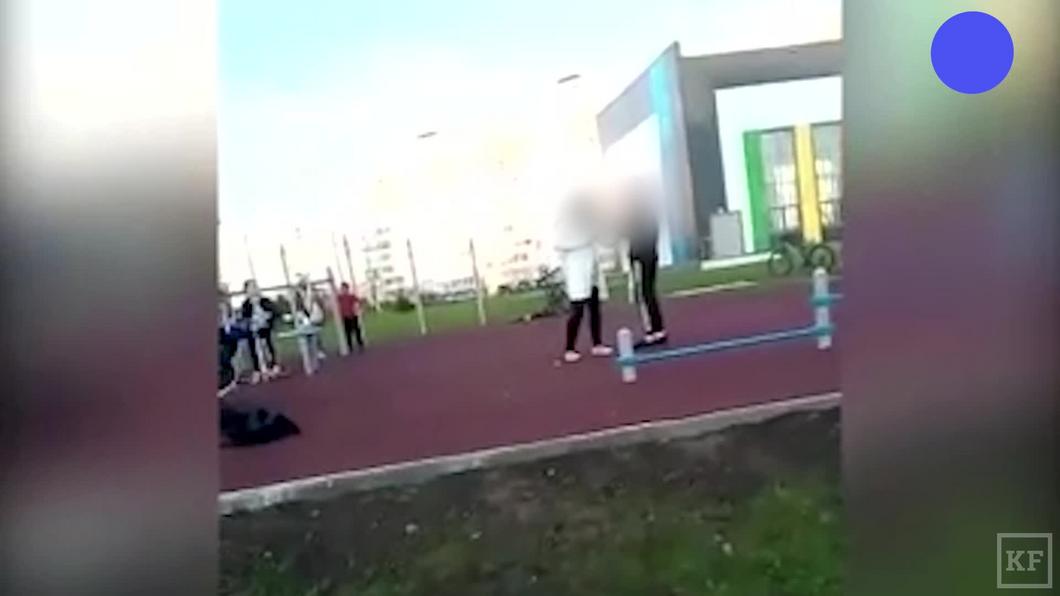 Видео: в Нижнекамске школьник оттаскал за волосы мать своего приятеля