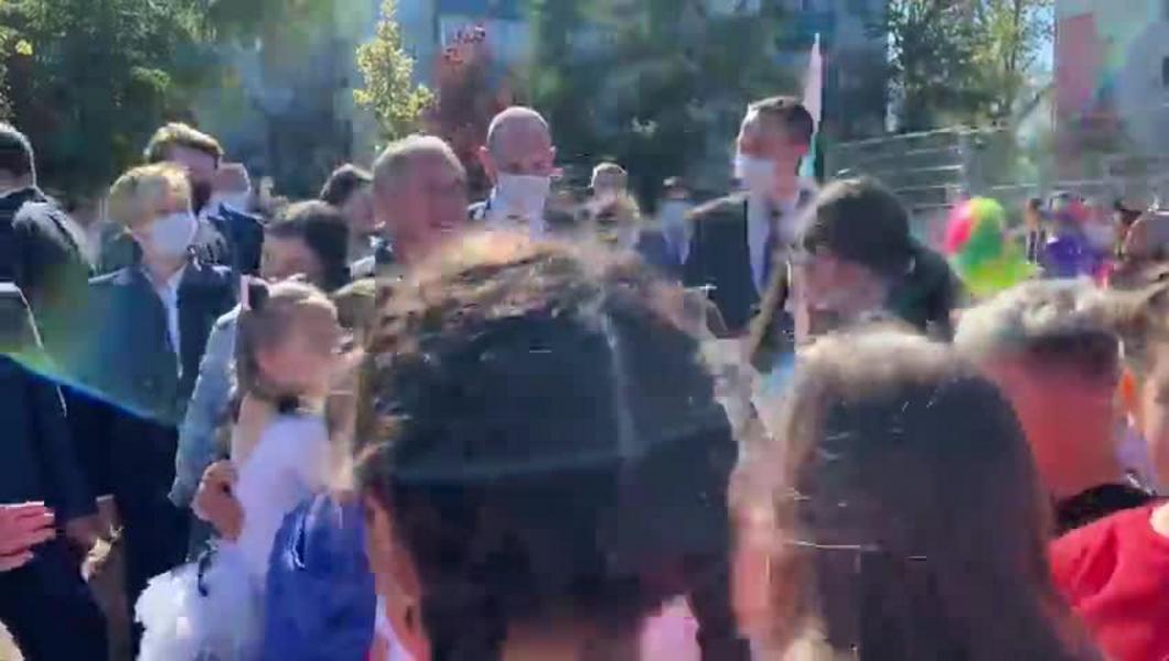 Рустам Минниханов оценил благоустройство двора дома в Альметьевске