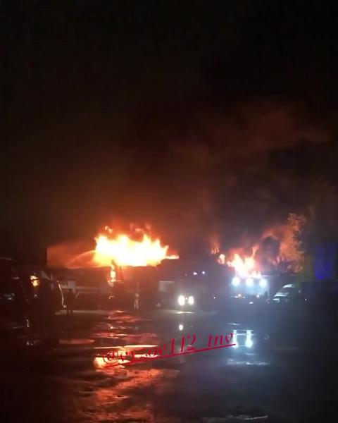 На улице 1-ая Вольская в Казани вспыхнул крупный пожар На улице 1-ая Вольская в Казани вспыхнул крупный пожар