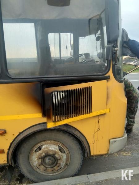Следком Татарстана начал проверку из-за возгорания автобуса с детьми под Чистополем
