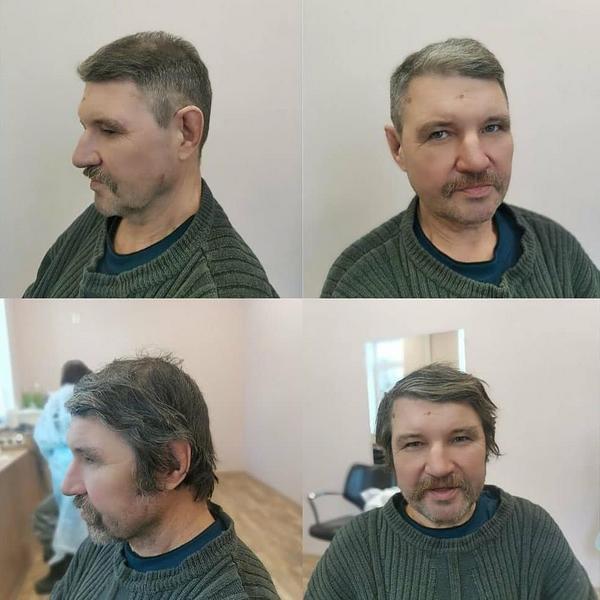 Уфимский парикмахер показала в Инстаграме, как изменились бомжи после стрижки Уфимский парикмахер показала в Инстаграме, как изменились бомжи после стрижки