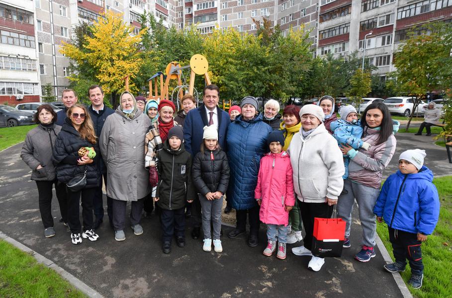 В казанском районе Азино за лето благоустроили целый микрорайон по проекту «Наш двор»