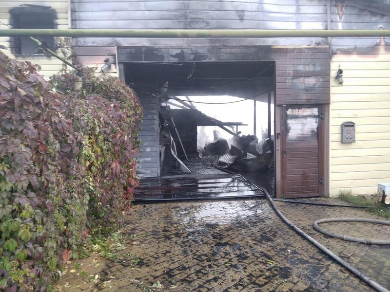 Татарстанец получил ожоги во время пожара в частном доме