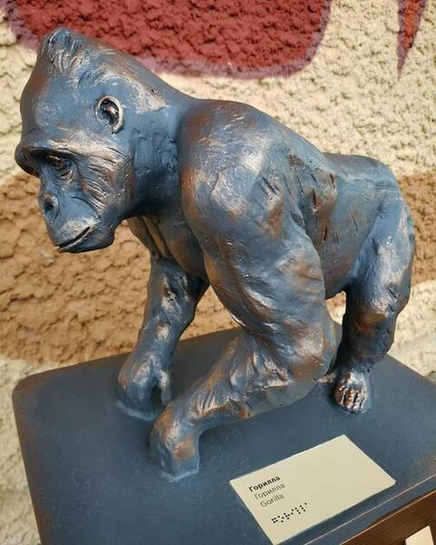 Скульптуры животных поставили в казанском зоопарке