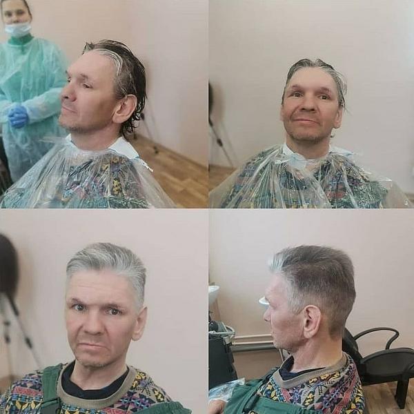 Уфимский парикмахер показала в Инстаграме, как изменились бомжи после стрижки Уфимский парикмахер показала в Инстаграме, как изменились бомжи после стрижки